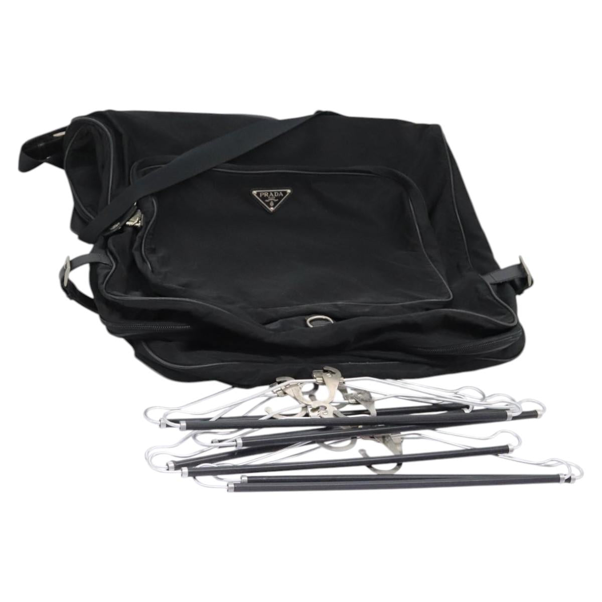 PRADA Garment Cover Nylon 2way Black Auth bs23377