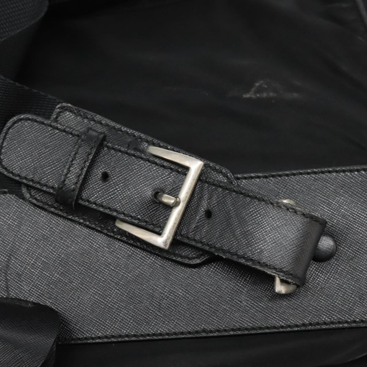 PRADA Garment Cover Nylon 2way Black Auth bs23377