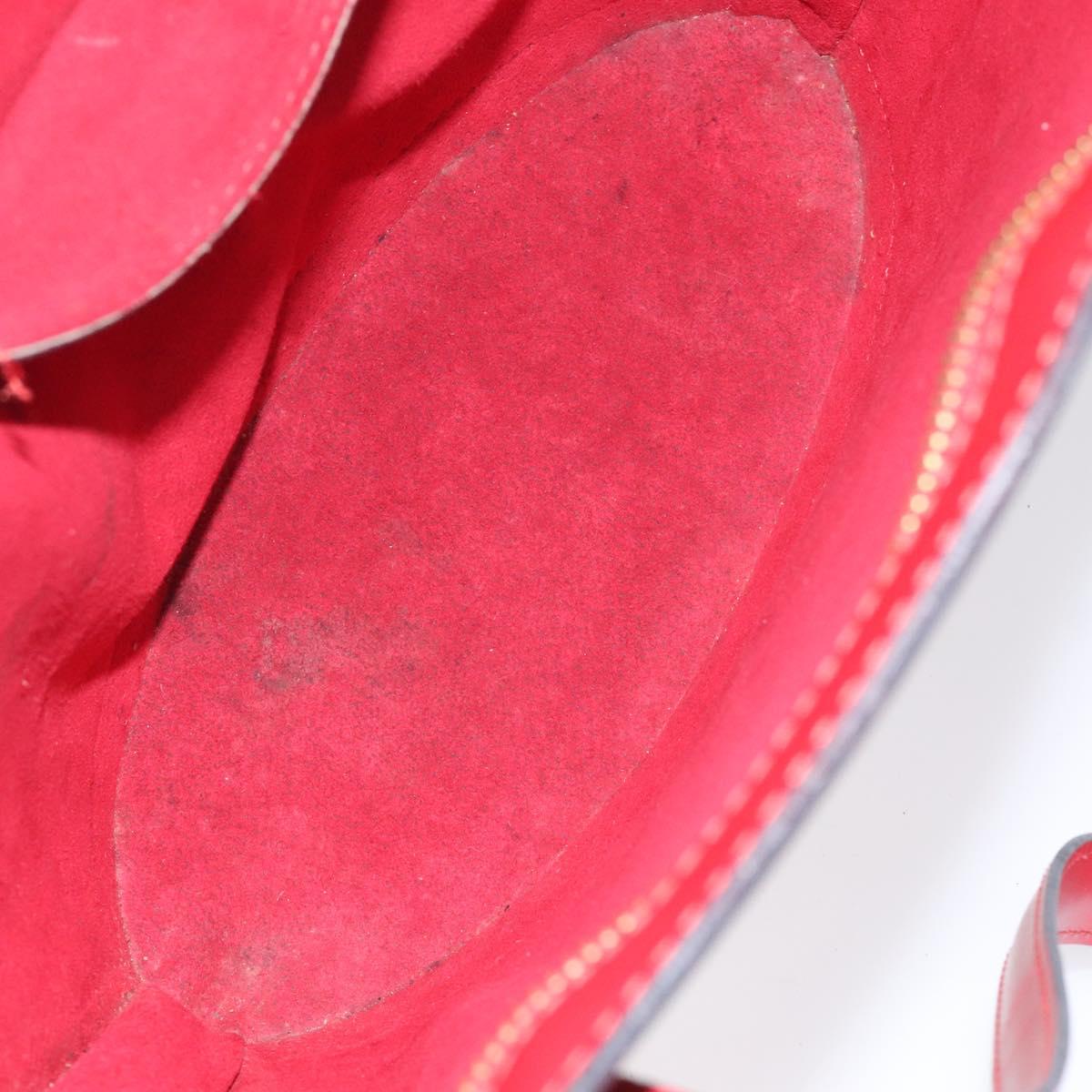 LOUIS VUITTON Epi Saint Jacques Poignees Long Hand Bag Red M52337 Auth bs23379