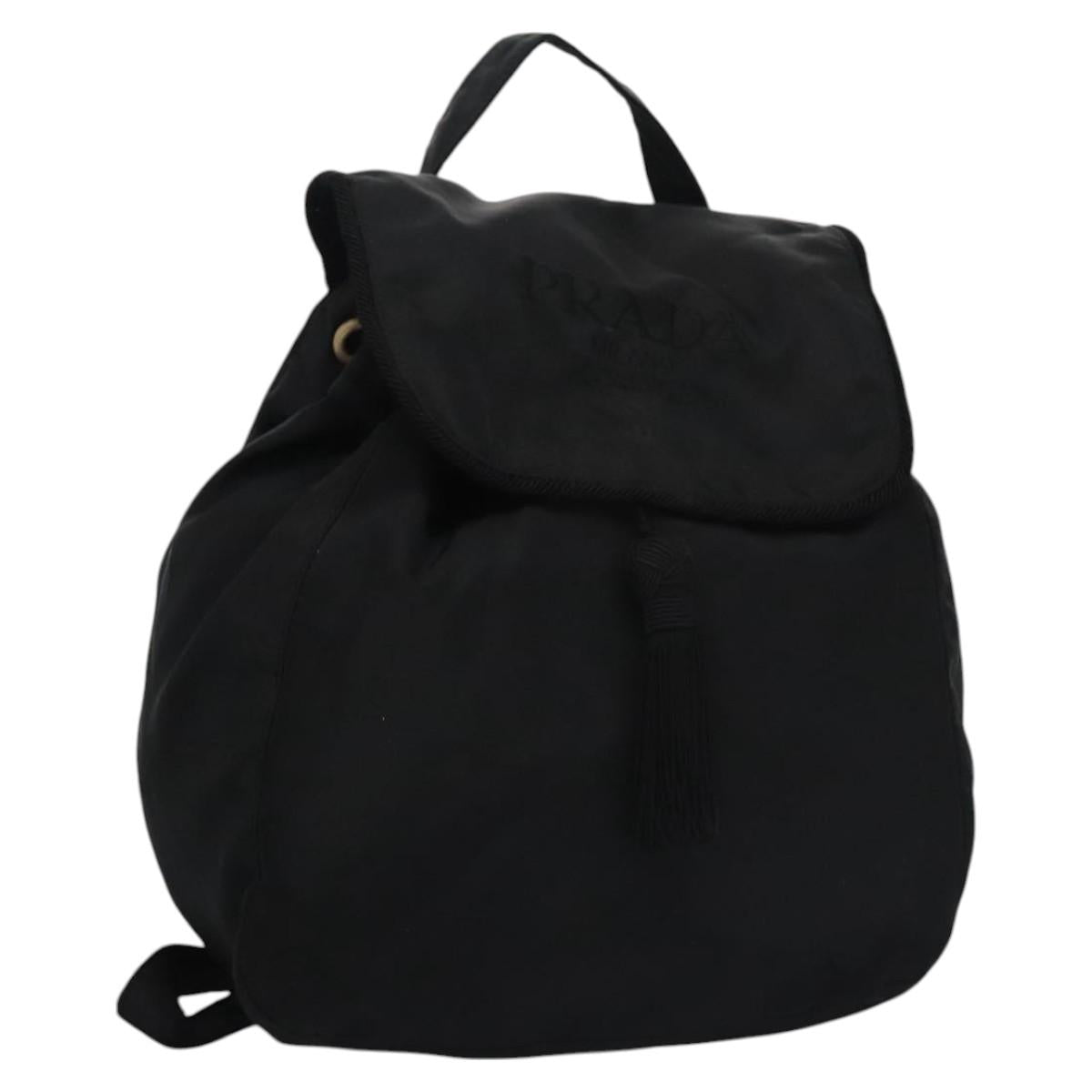 PRADA Backpack Nylon Black Auth bs23399