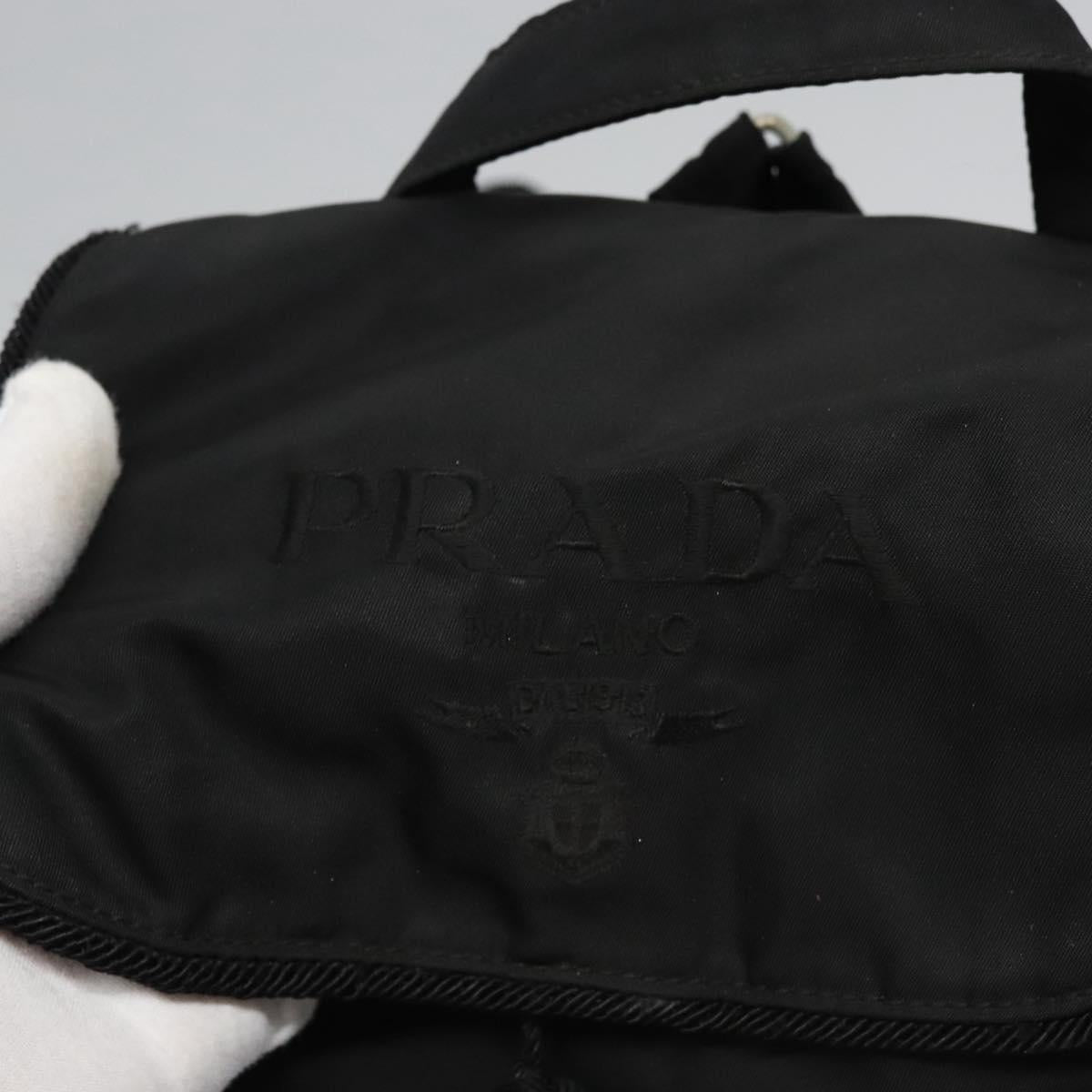 PRADA Backpack Nylon Black Auth bs23399