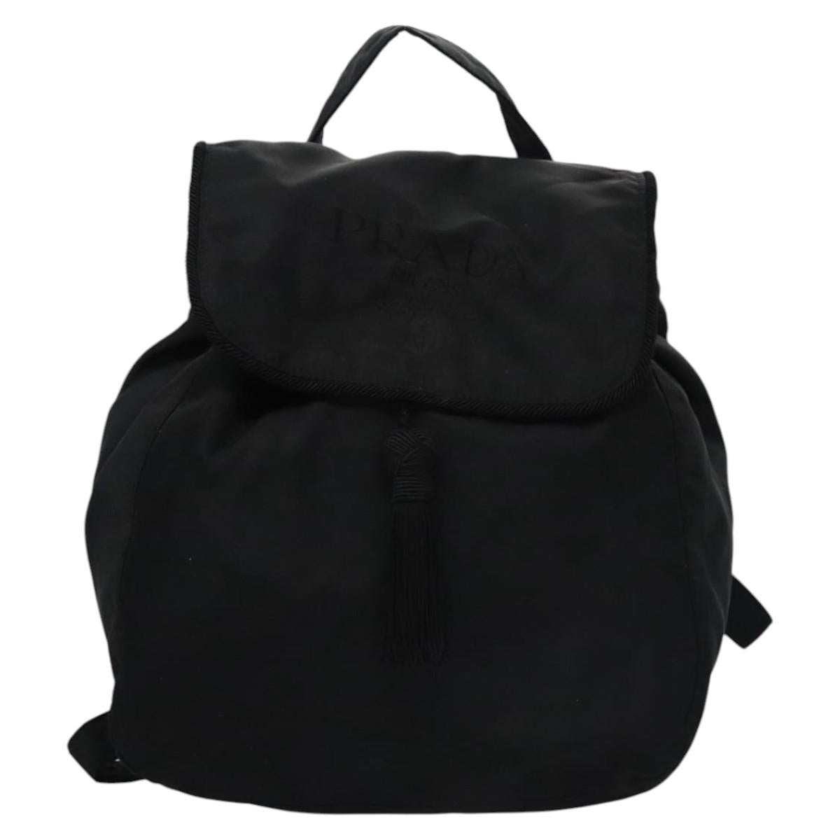 PRADA Backpack Nylon Black Auth bs23399