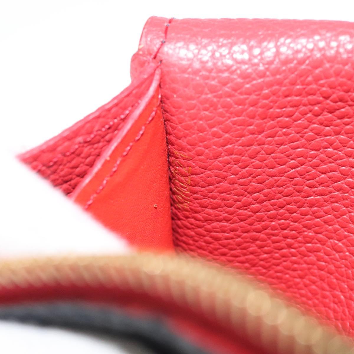 LOUIS VUITTON Empreinte Portefeuille Emily Flower Wallet M68327 LV Auth bs23403