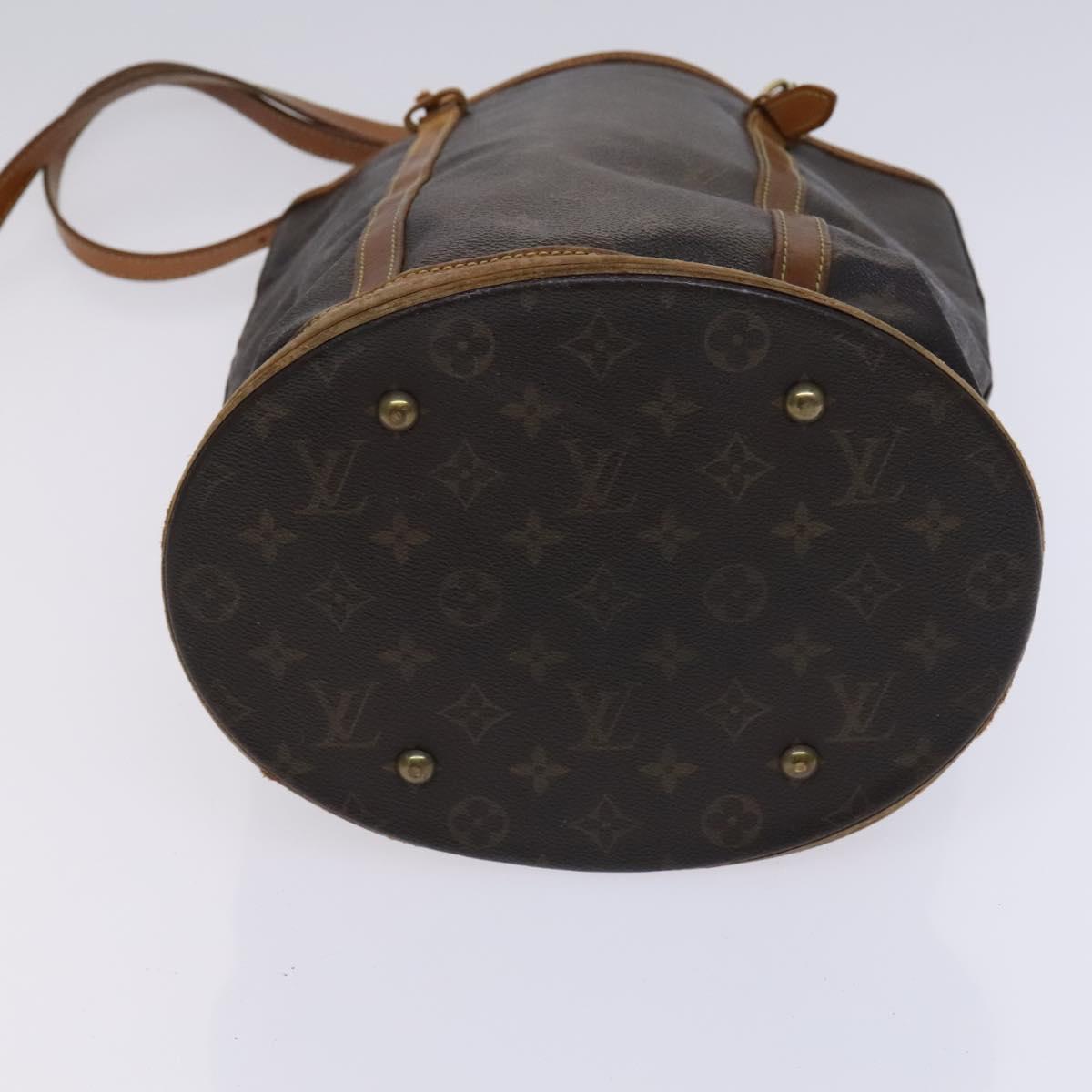 LOUIS VUITTON Monogram Bucket GM Shoulder Bag M42236 LV Auth bs23415