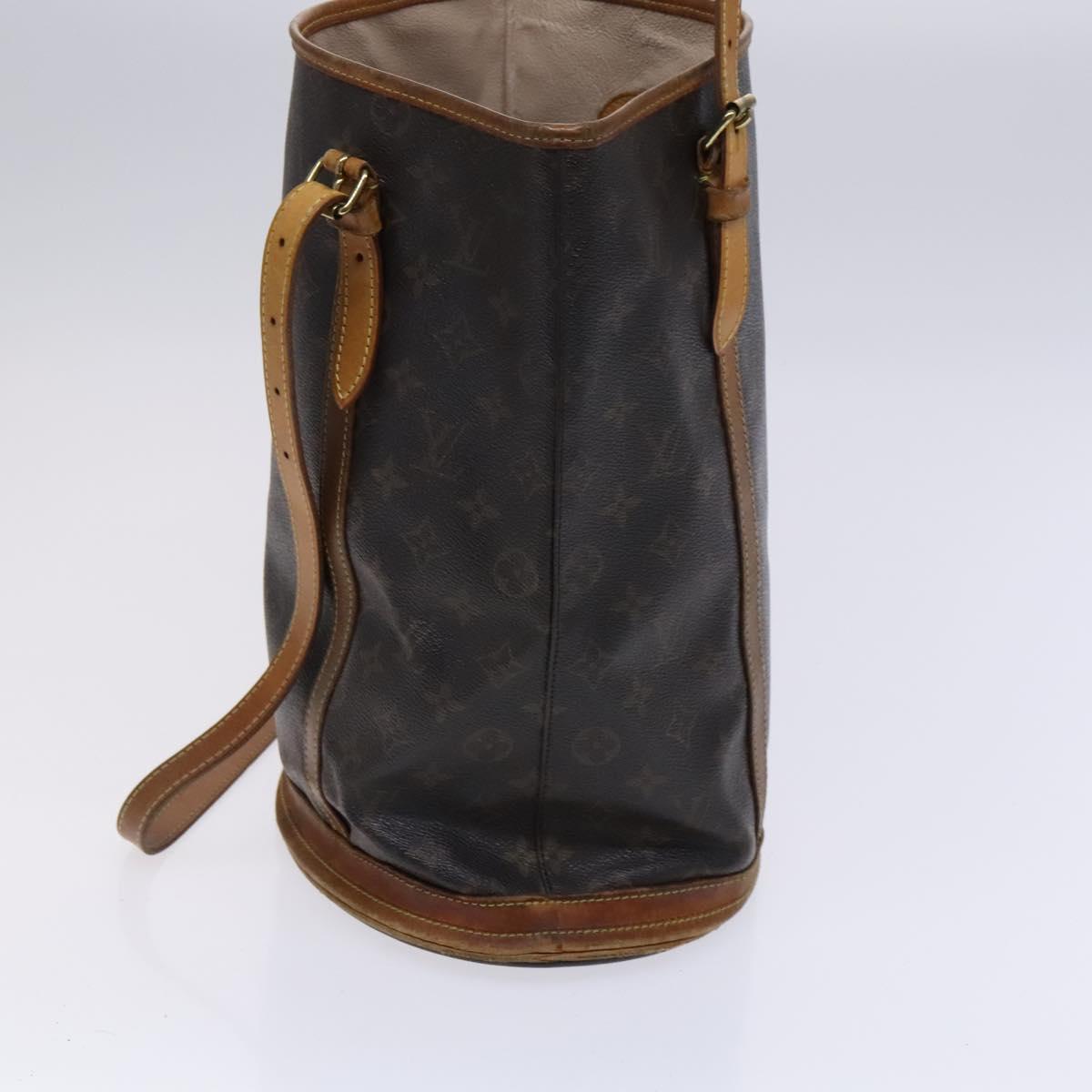 LOUIS VUITTON Monogram Bucket GM Shoulder Bag M42236 LV Auth bs23415