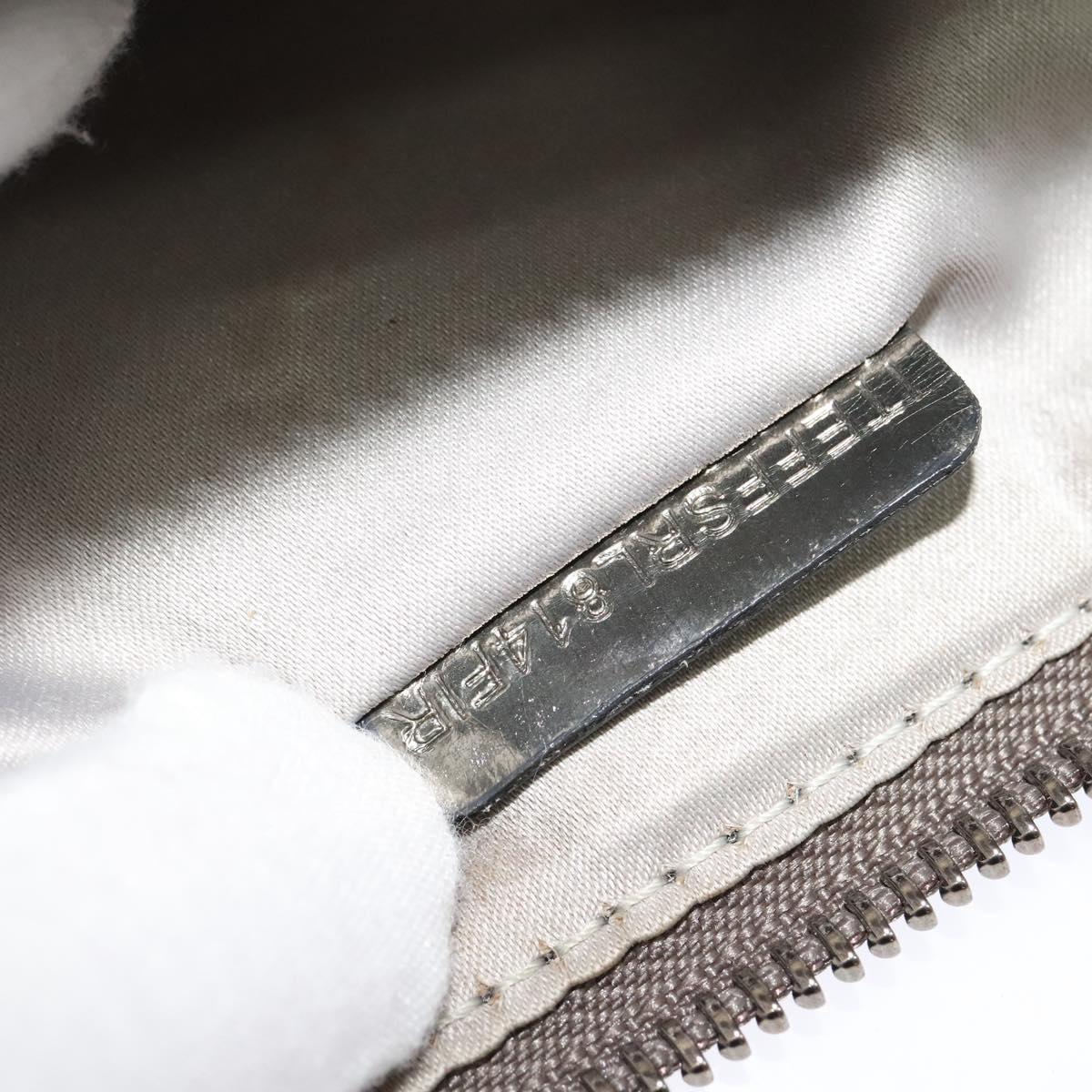 BURBERRY Nova Check Clutch Bag PVC Beige Gold Auth bs23425