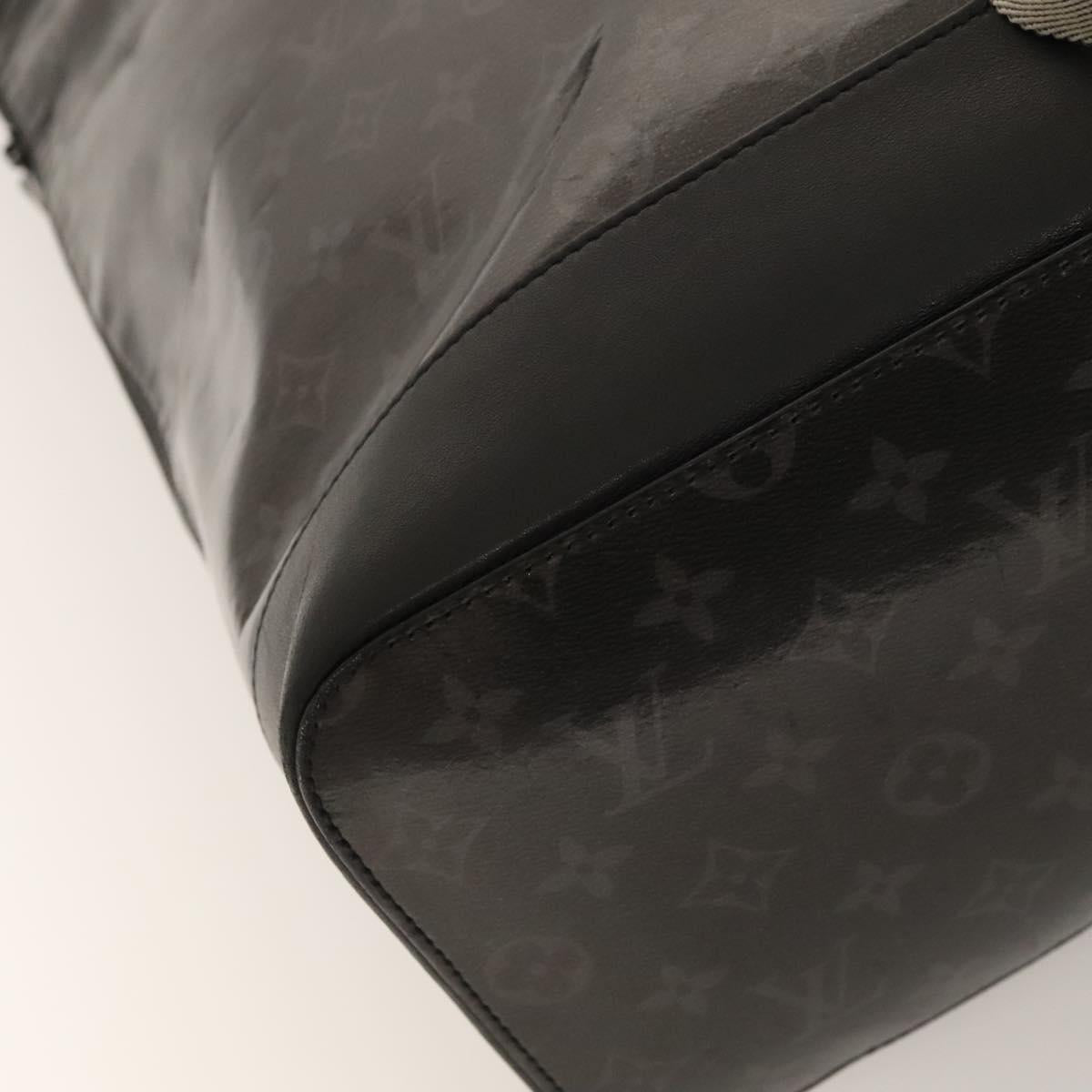 LOUIS VUITTON Monogram Eclipse Glaze Zipped Tote Backpack M43900 LV Auth bs23583