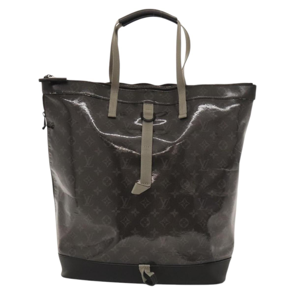 LOUIS VUITTON Monogram Eclipse Glaze Zipped Tote Backpack M43900 LV Auth bs23583