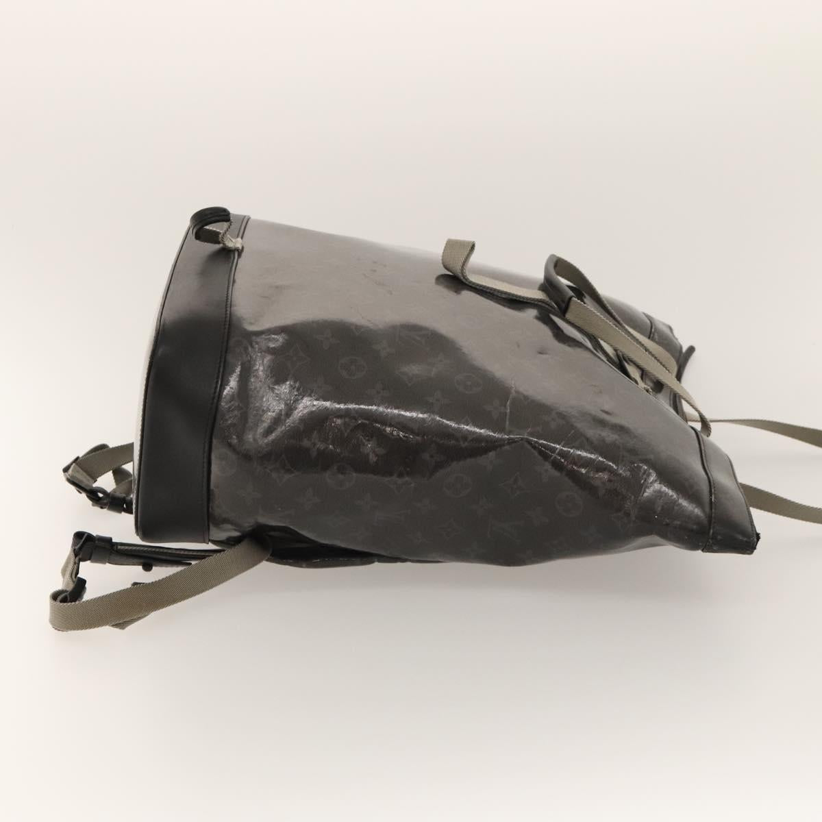 LOUIS VUITTON Monogram Eclipse Glaze Zipped Tote Backpack M43900 LV Auth bs23583