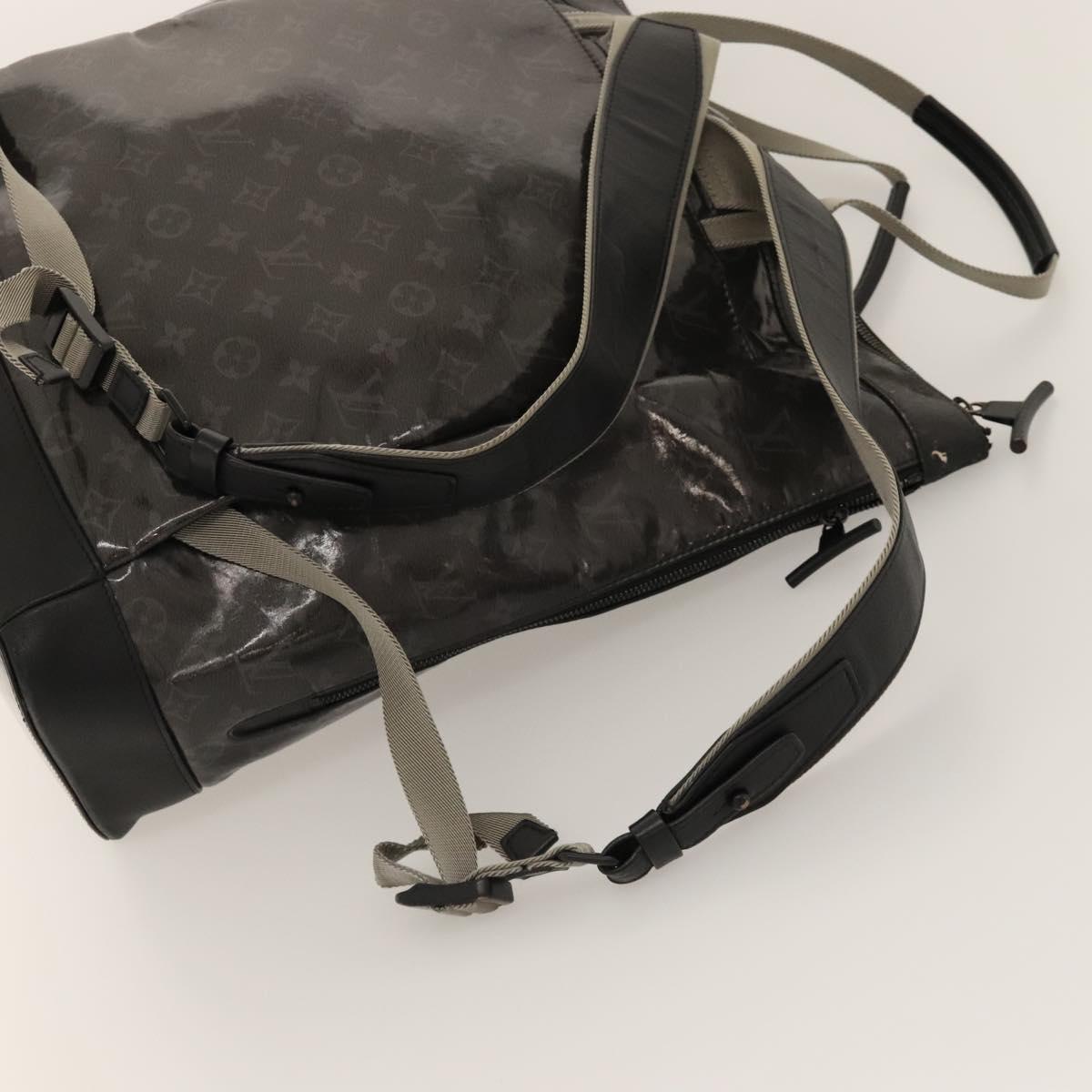 LOUIS VUITTON Monogram Eclipse Glaze Zipped Tote Backpack M43900 LV Auth bs23583