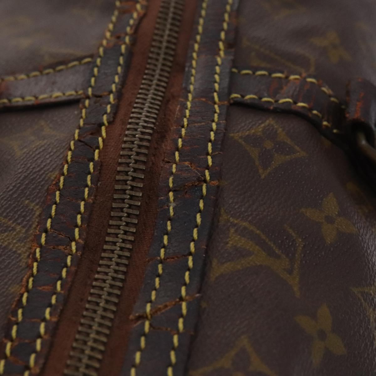 LOUIS VUITTON Monogram Sac spool 35 Boston Bag M41626 LV Auth bs23647