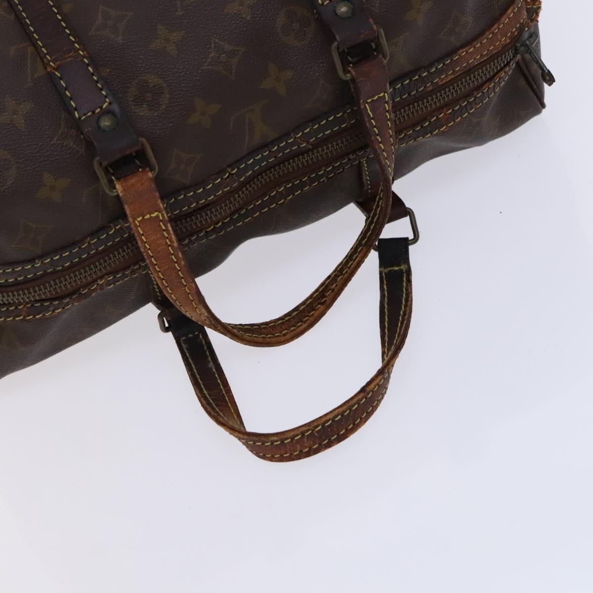 LOUIS VUITTON Monogram Sac spool 35 Boston Bag M41626 LV Auth bs23647