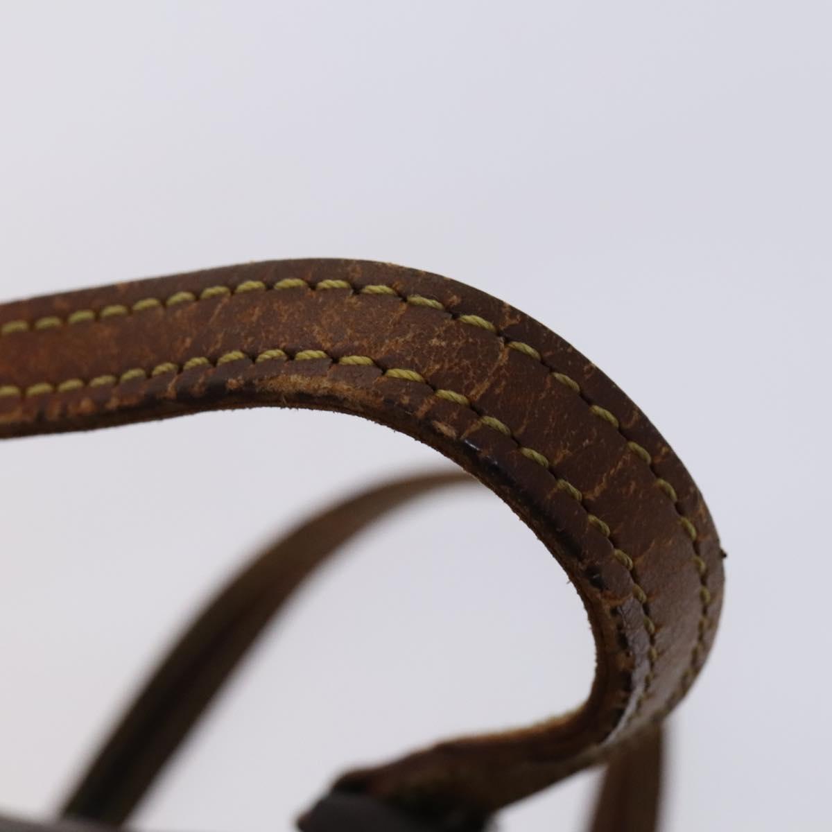 LOUIS VUITTON Monogram Sac spool 35 Boston Bag M41626 LV Auth bs23647