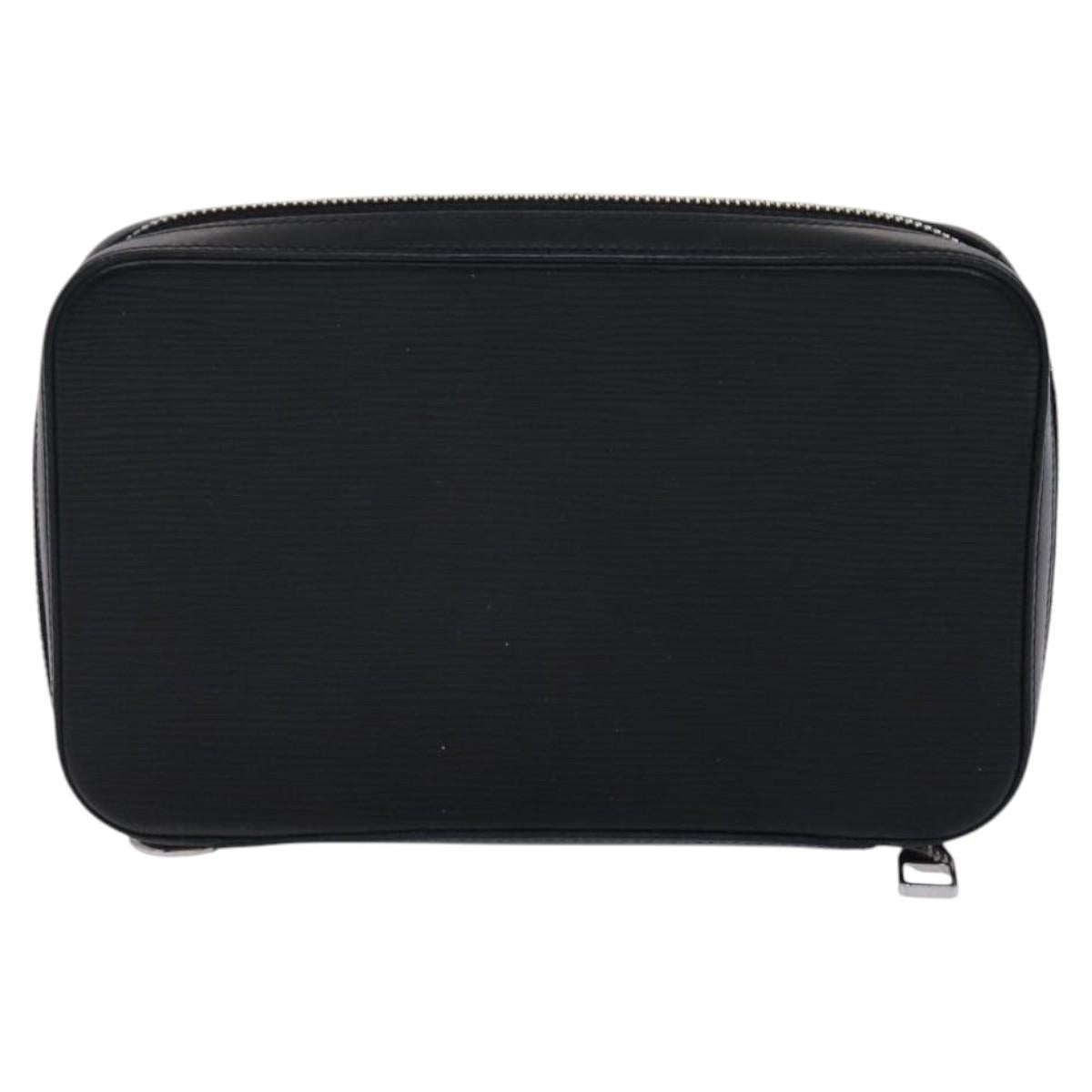 LOUIS VUITTON Epi Dandy Wallet Travel Case Black M64000 LV Auth bs23677