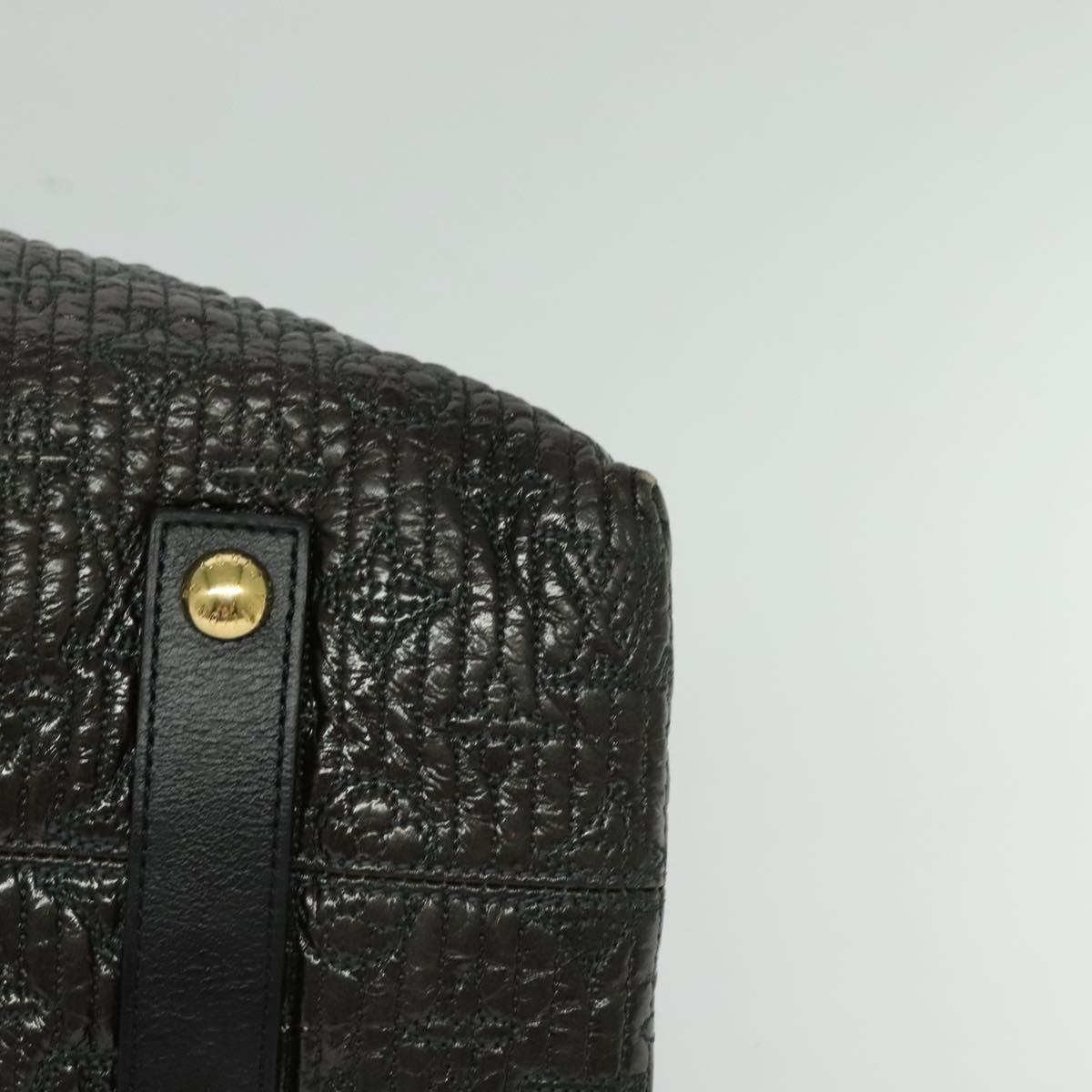 LOUIS VUITTON Monogram Motard Biker Tote Bag Black M95595 LV Auth bs23679