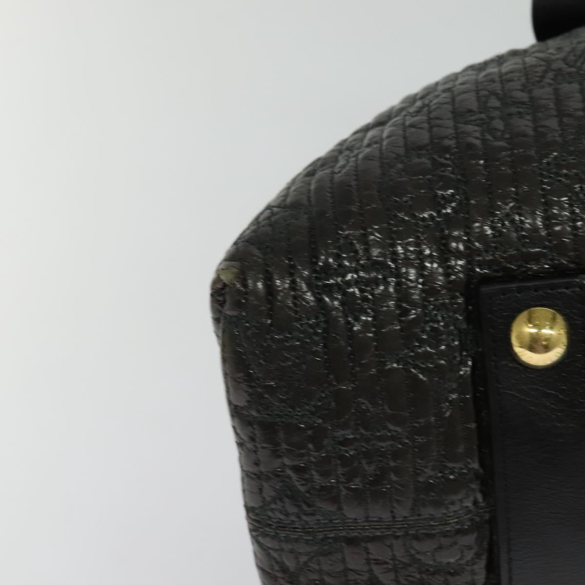 LOUIS VUITTON Monogram Motard Biker Tote Bag Black M95595 LV Auth bs23679