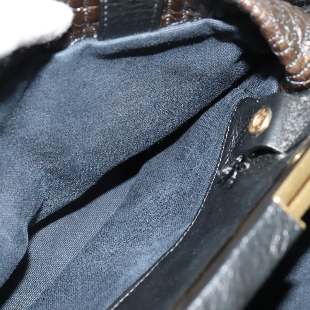 LOUIS VUITTON Monogram Motard Biker Tote Bag Black M95595 LV Auth bs23679