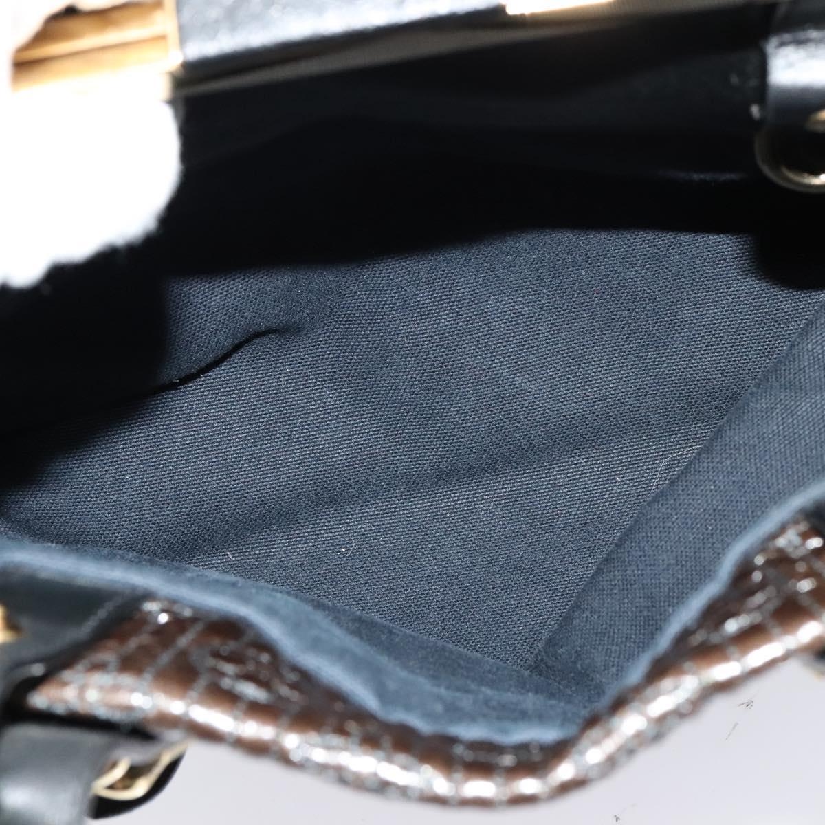 LOUIS VUITTON Monogram Motard Biker Tote Bag Black M95595 LV Auth bs23679