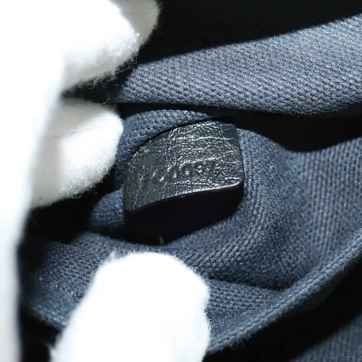 LOUIS VUITTON Monogram Motard Biker Tote Bag Black M95595 LV Auth bs23679