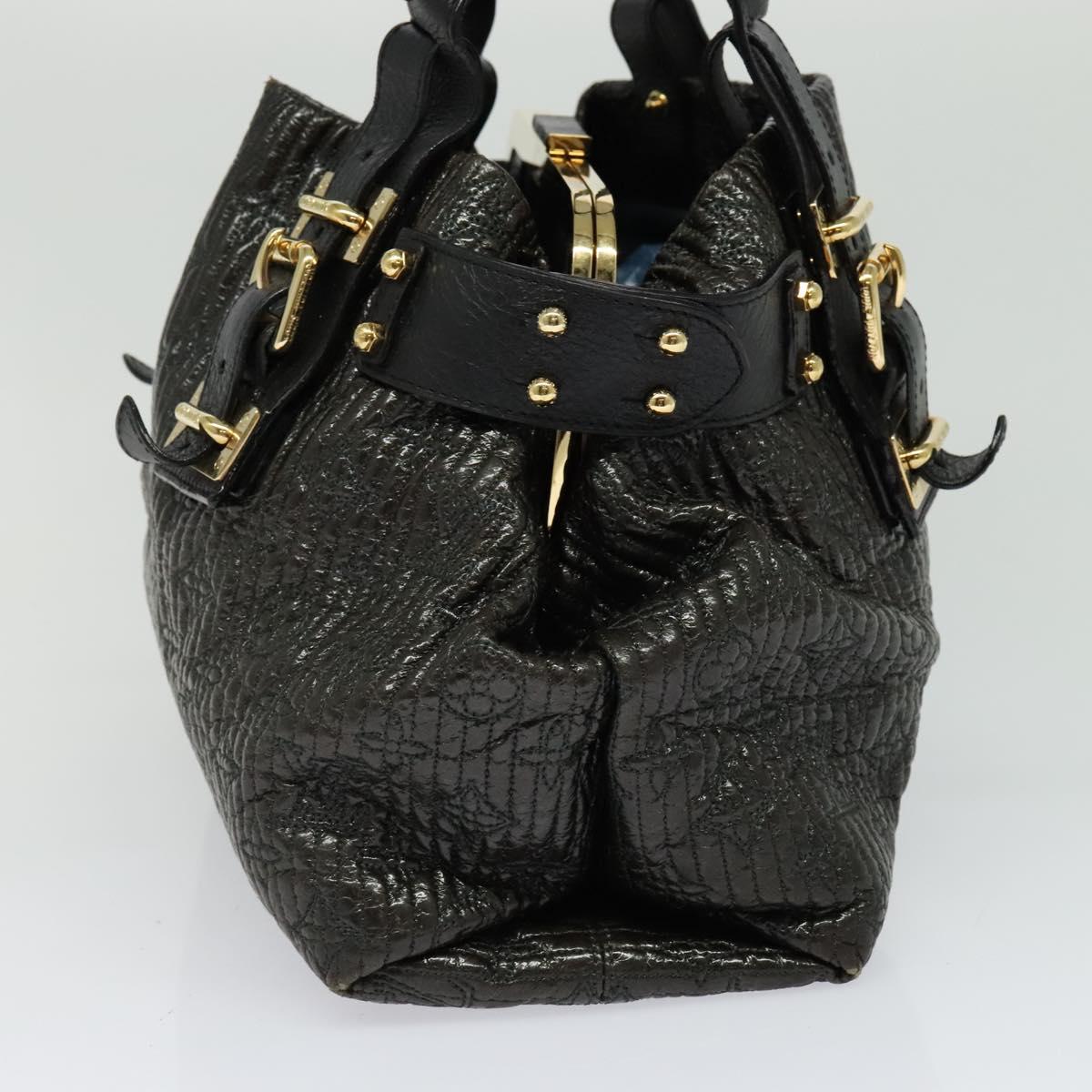 LOUIS VUITTON Monogram Motard Biker Tote Bag Black M95595 LV Auth bs23679