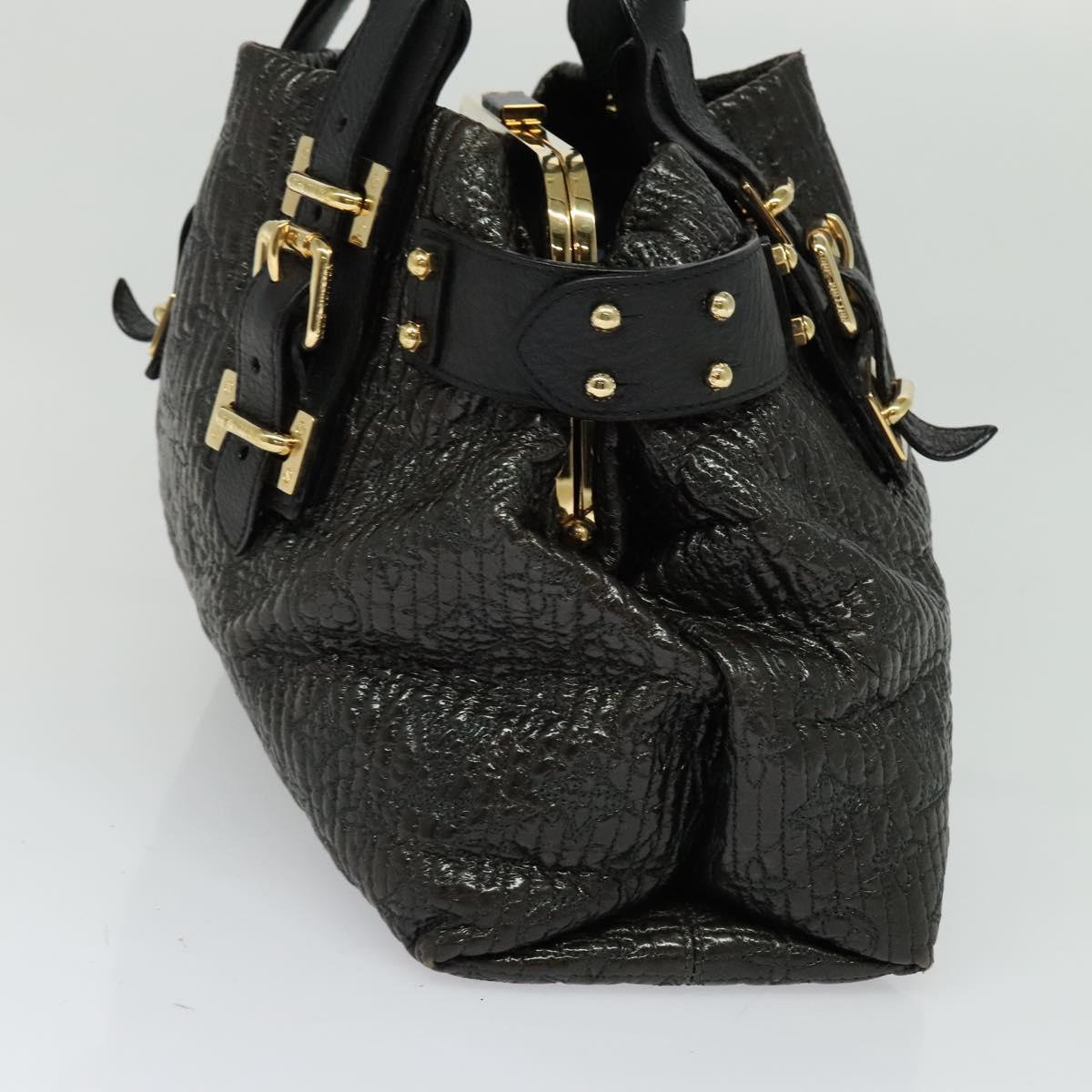 LOUIS VUITTON Monogram Motard Biker Tote Bag Black M95595 LV Auth bs23679