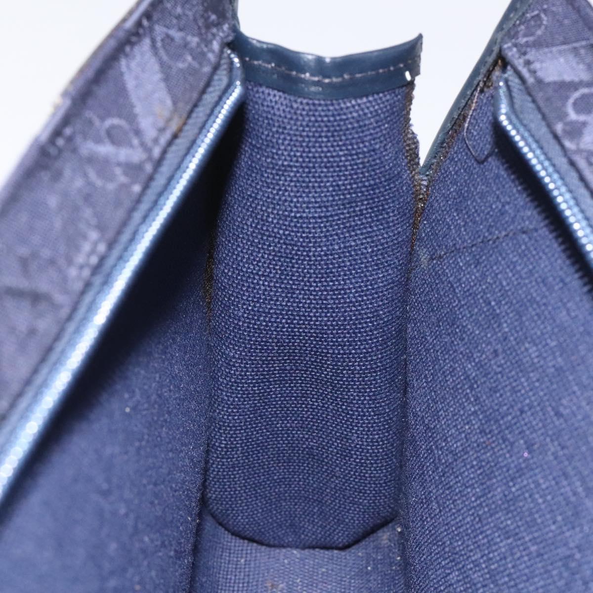 BALENCIAGA Clutch Bag Canvas Navy Auth bs23704