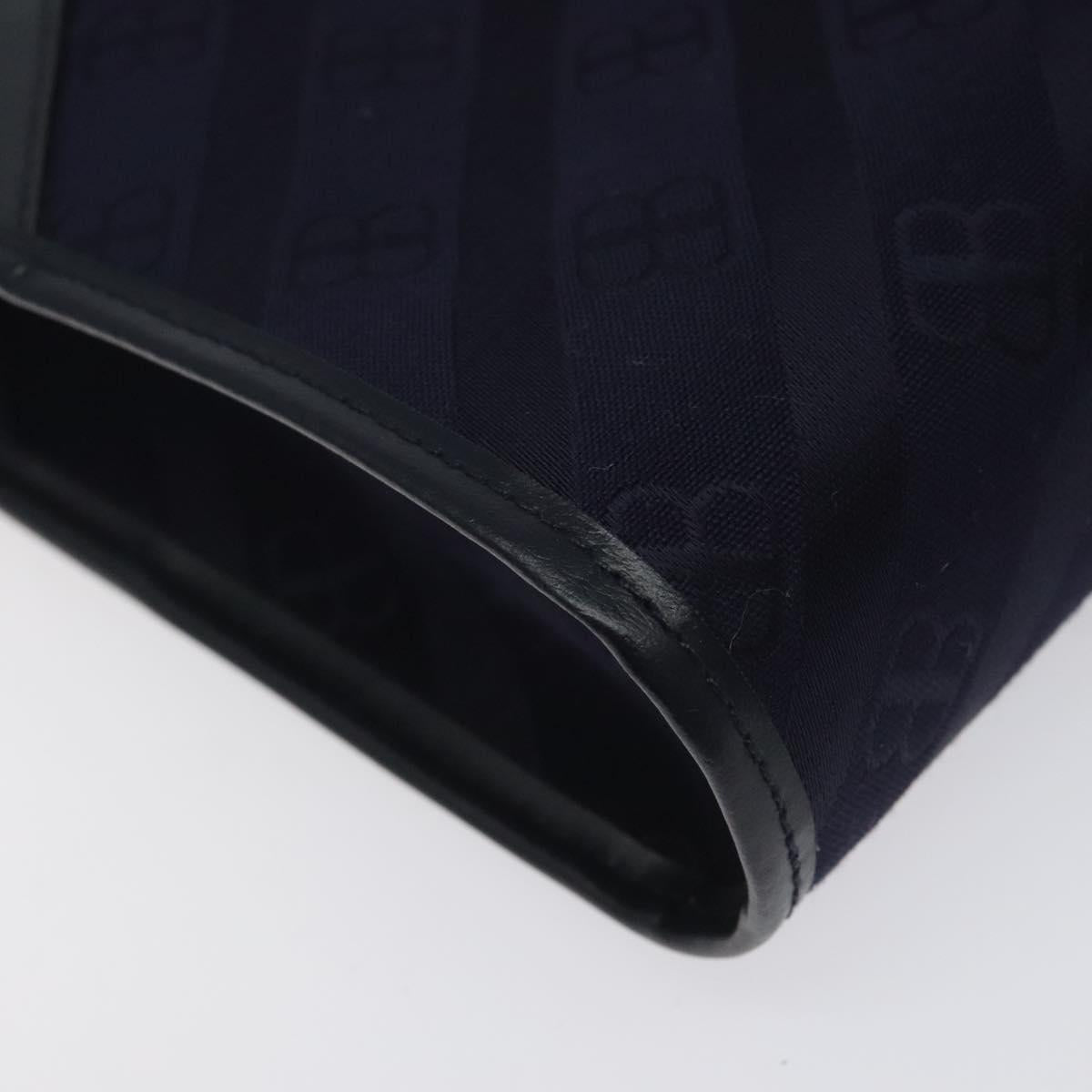 BALENCIAGA Clutch Bag Canvas Navy Auth bs23704