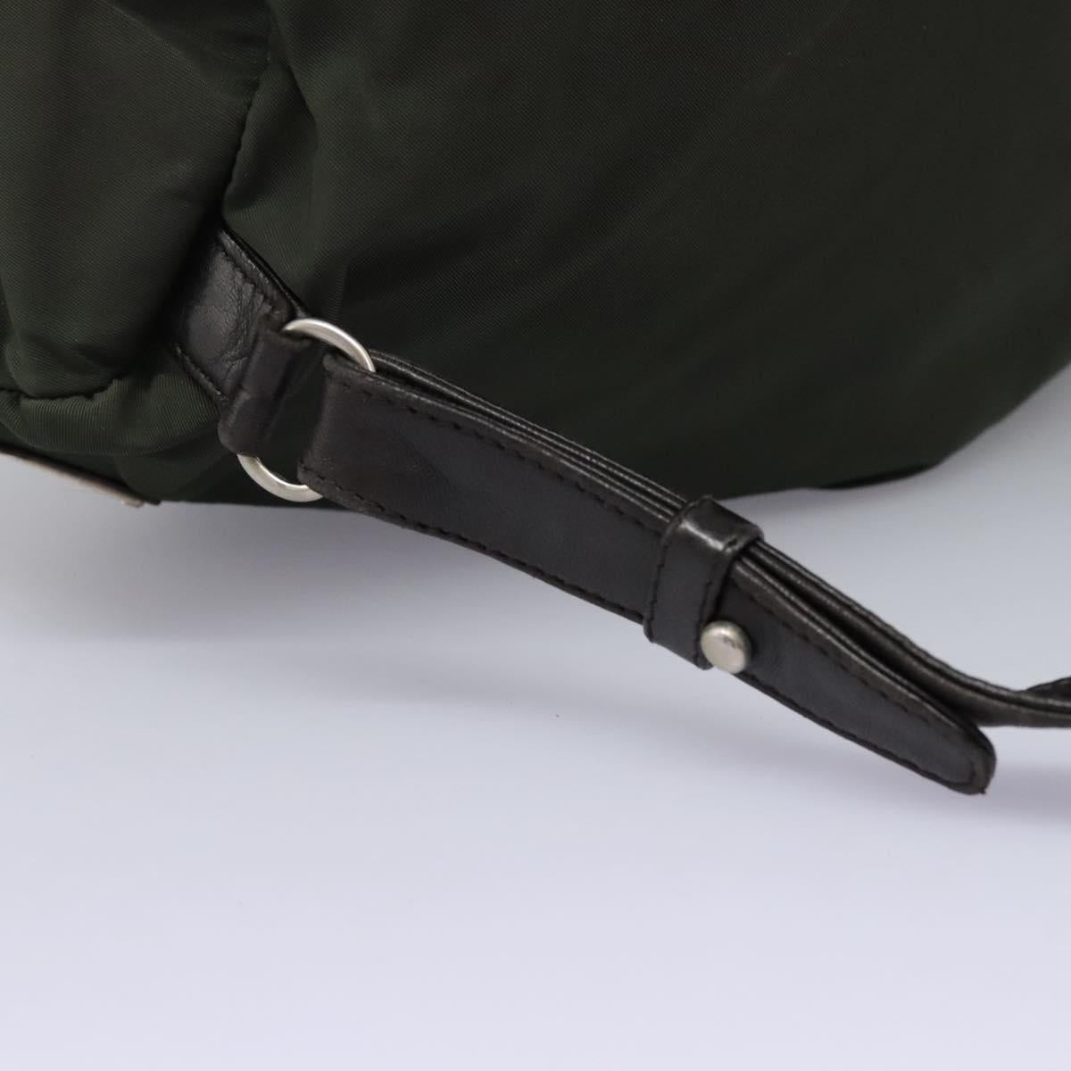 PRADA Backpack Nylon Khaki Auth bs23722