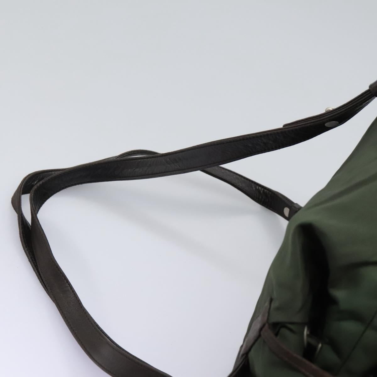 PRADA Backpack Nylon Khaki Auth bs23722