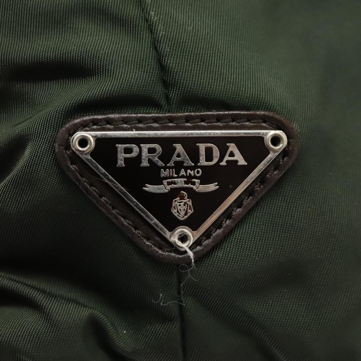 PRADA Backpack Nylon Khaki Auth bs23722