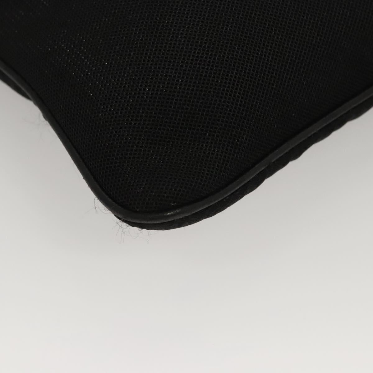 PRADA Shoulder Bag Nylon Black Auth bs23726