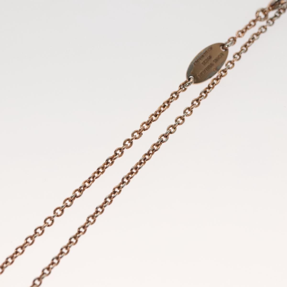 LOUIS VUITTON Collier LV Necklace metal Pink gold M80137 LV Auth bs23736
