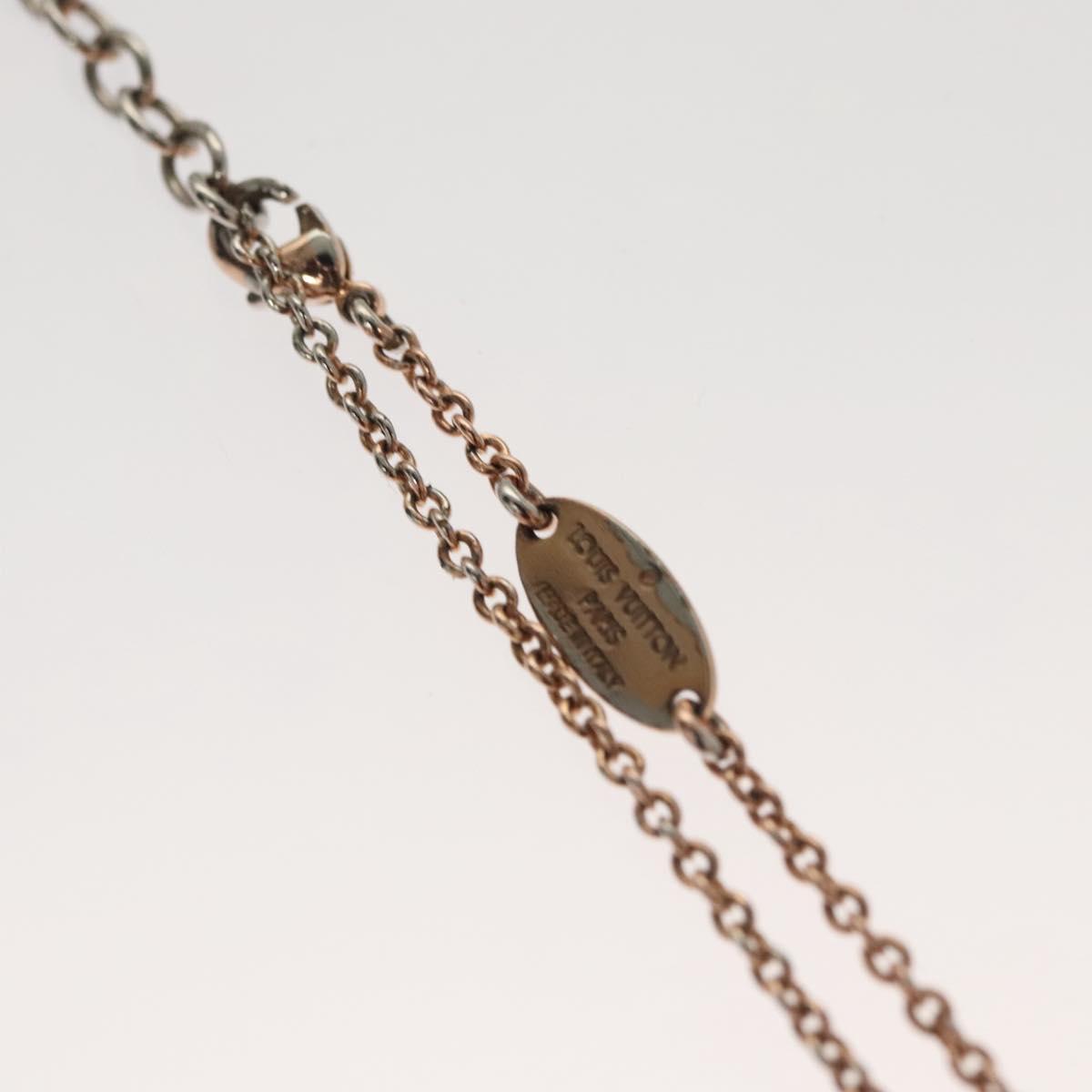 LOUIS VUITTON Collier LV Necklace metal Pink gold M80137 LV Auth bs23736