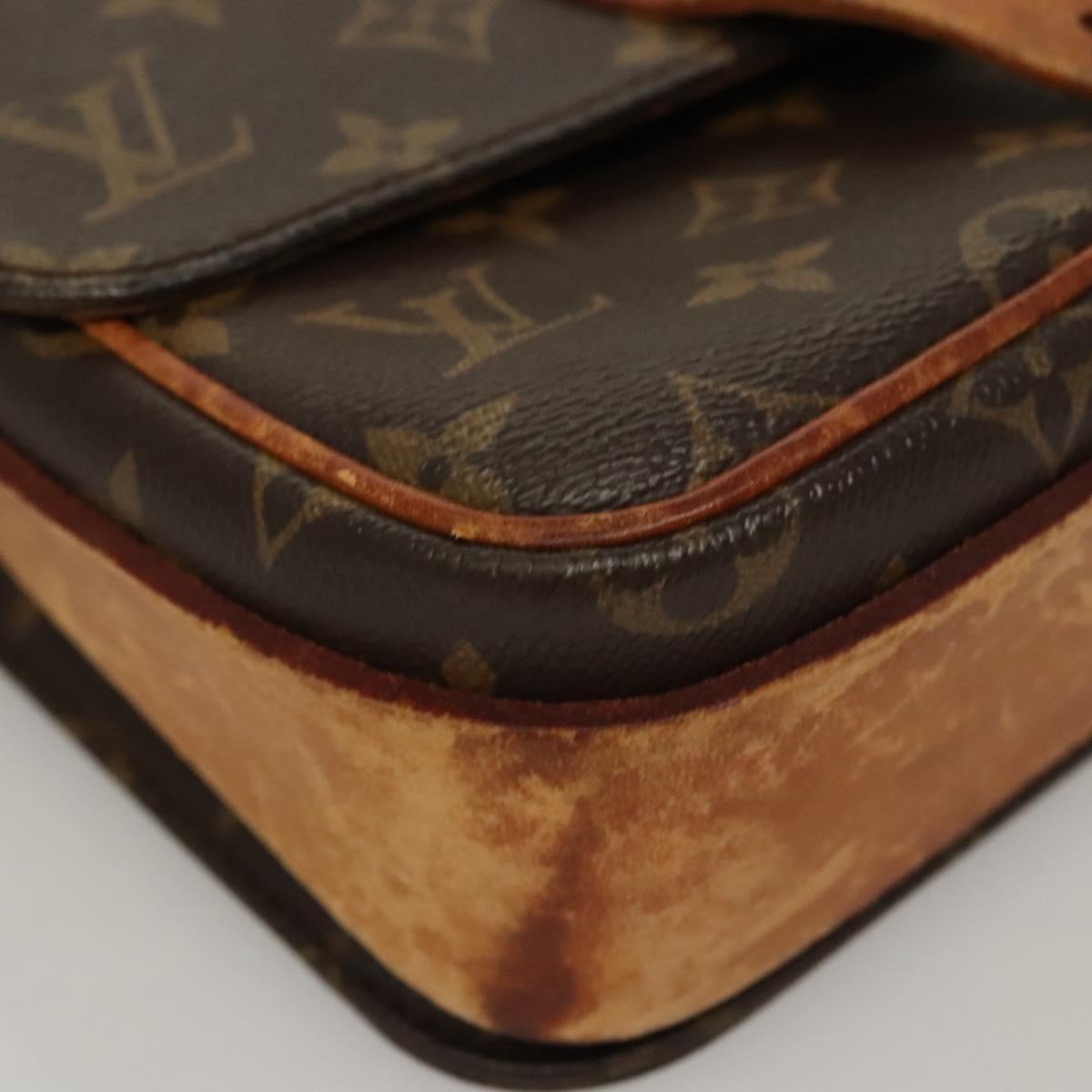 LOUIS VUITTON Monogram Cartouchiere MM Shoulder Bag M51253 LV Auth bs23742