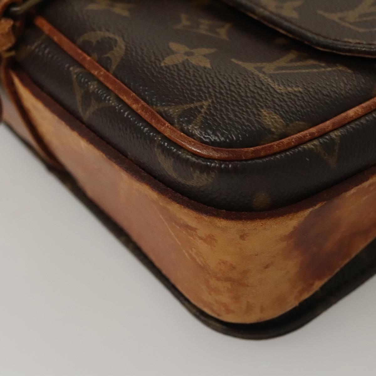 LOUIS VUITTON Monogram Cartouchiere MM Shoulder Bag M51253 LV Auth bs23742