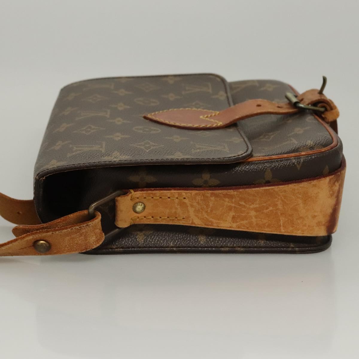 LOUIS VUITTON Monogram Cartouchiere MM Shoulder Bag M51253 LV Auth bs23742