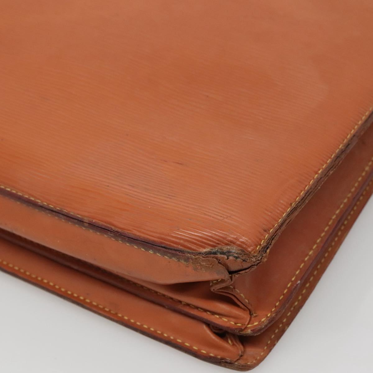 LOUIS VUITTON Epi Serviette Conseiller Zipangu Gold M54428 LV Auth bs23751