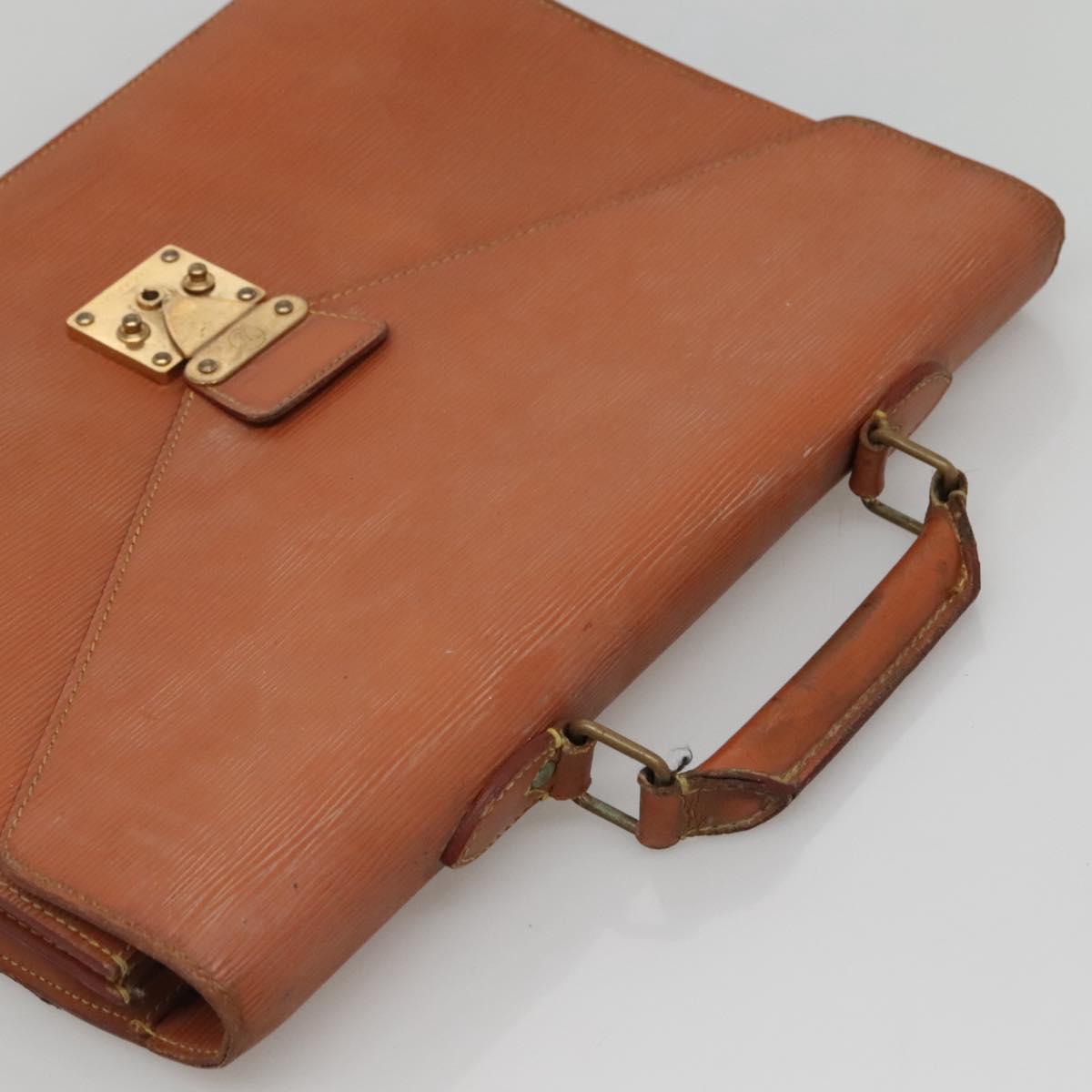 LOUIS VUITTON Epi Serviette Conseiller Zipangu Gold M54428 LV Auth bs23751