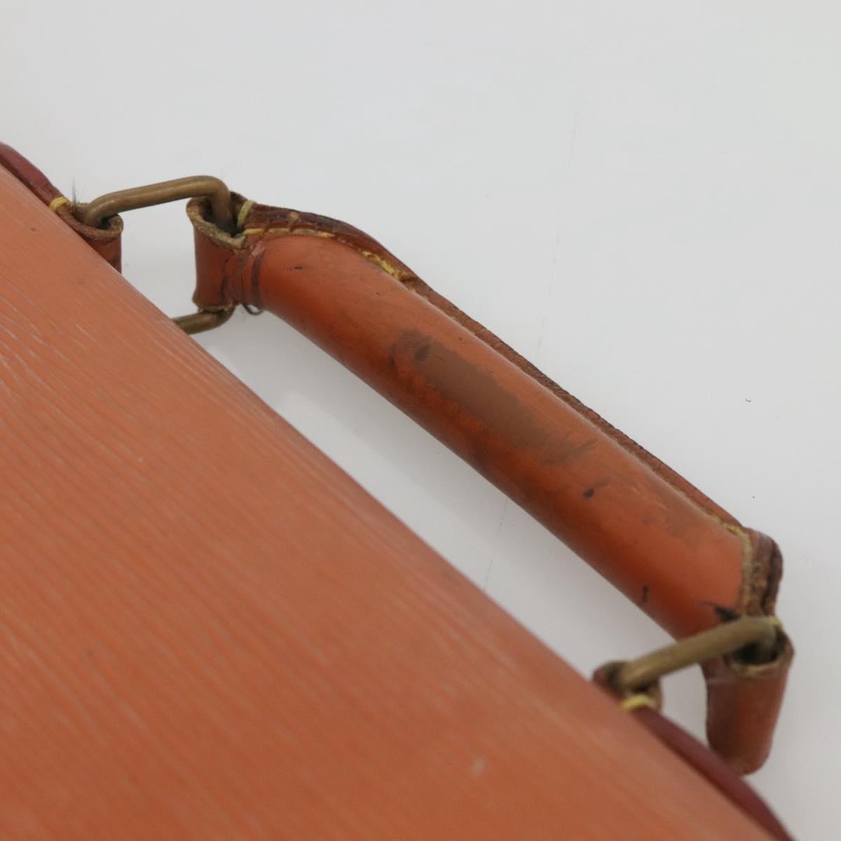 LOUIS VUITTON Epi Serviette Conseiller Zipangu Gold M54428 LV Auth bs23751