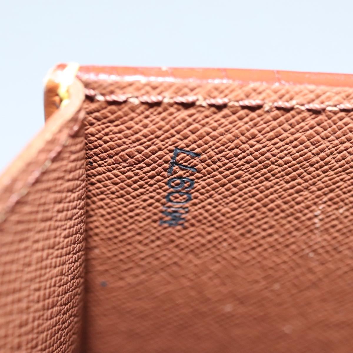 LOUIS VUITTON Epi Porte Documents Bandouliere Zipangu Gold M54468 Auth bs23752