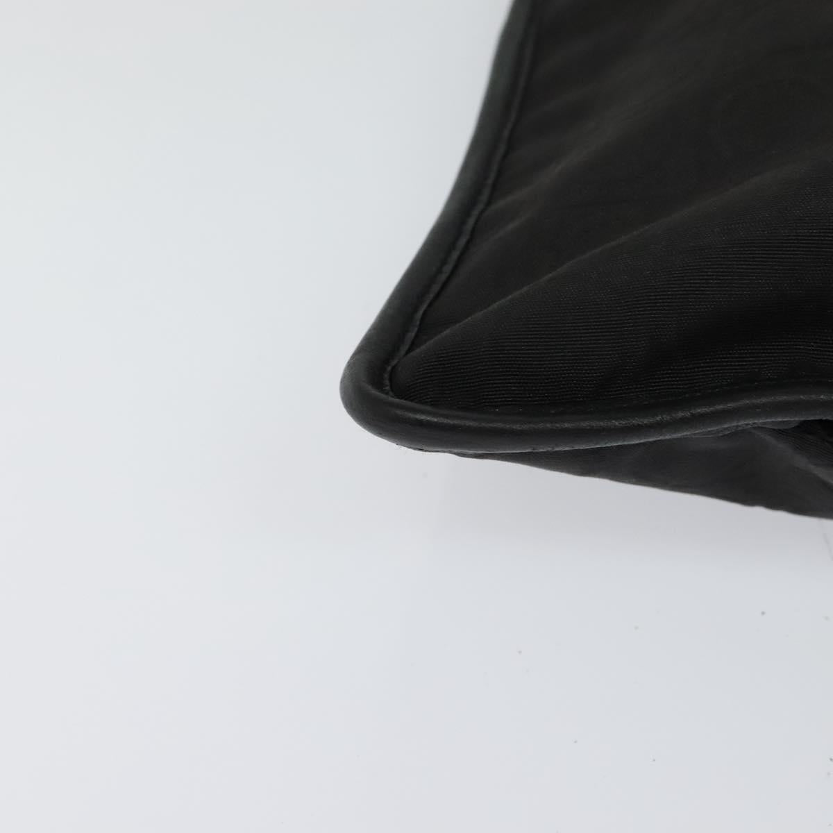 Salvatore Ferragamo Shoulder Bag Nylon Black Auth bs23806