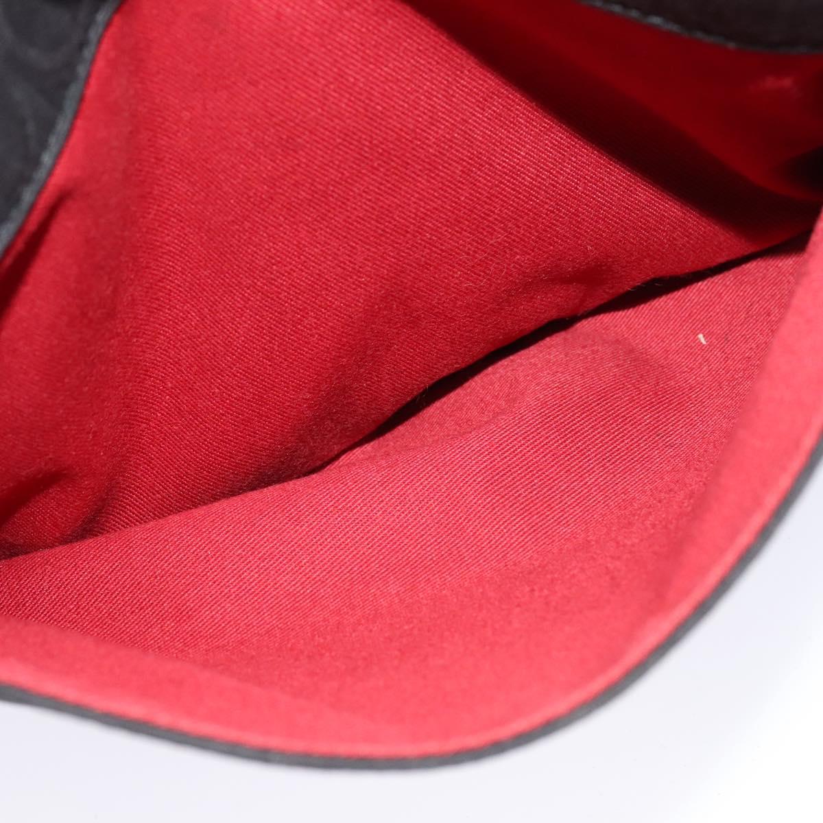 Salvatore Ferragamo Shoulder Bag Nylon Black Auth bs23806