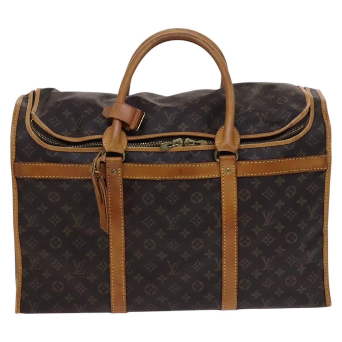 LOUIS VUITTON Monogram Sac Chasseur 55 Boston Bag M41922 LV Auth bs23811