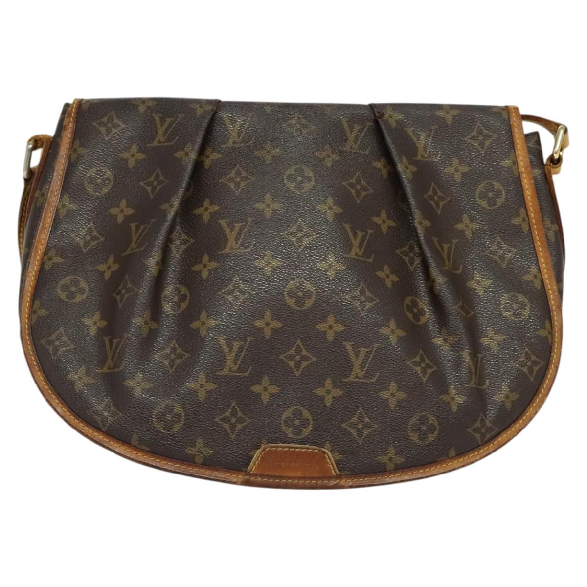LOUIS VUITTON Monogram Menilmontant MM Shoulder Bag M40473 LV Auth bs23826