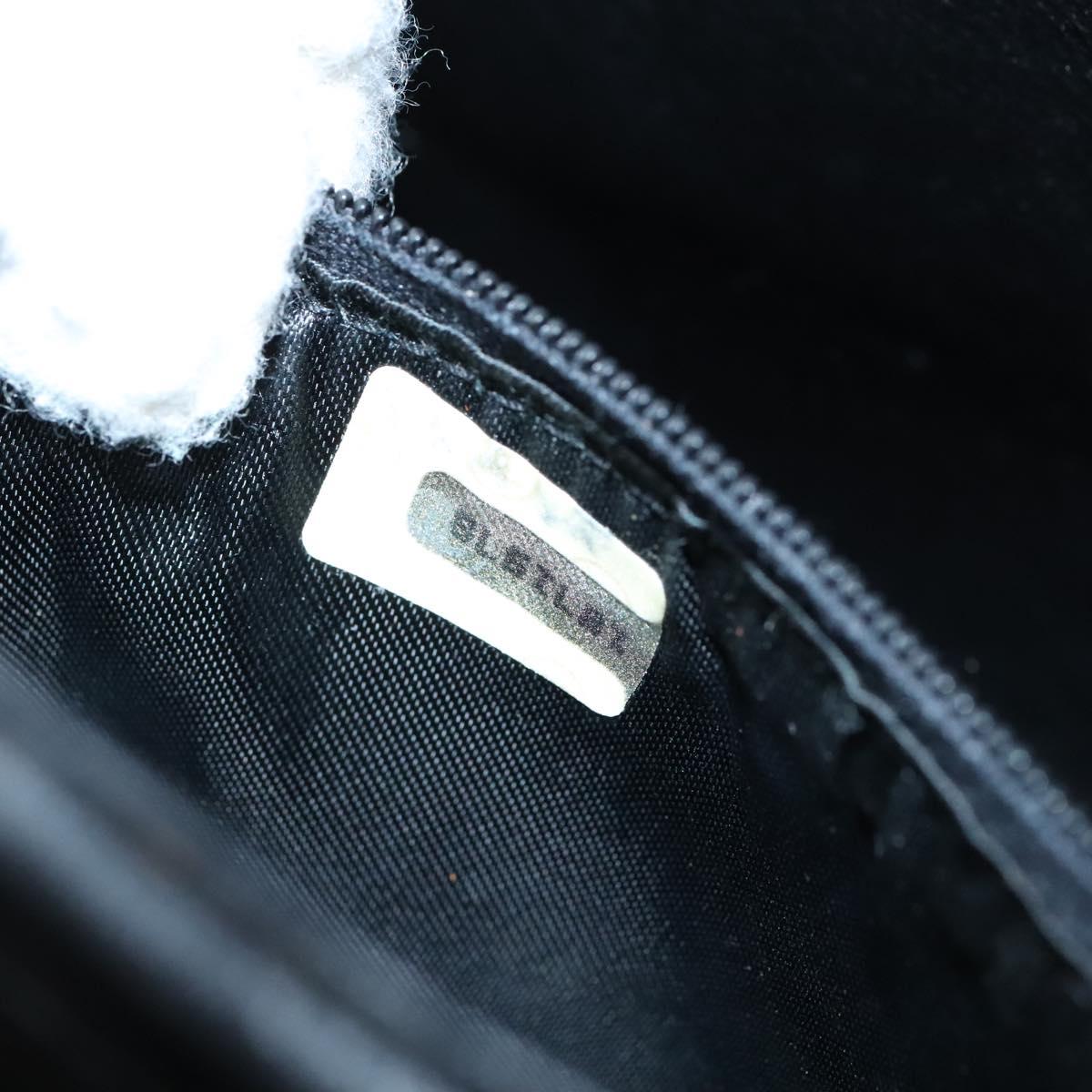 CHANEL Matelasse Chain Shoulder Bag Lamb Skin Black CC Auth bs23838