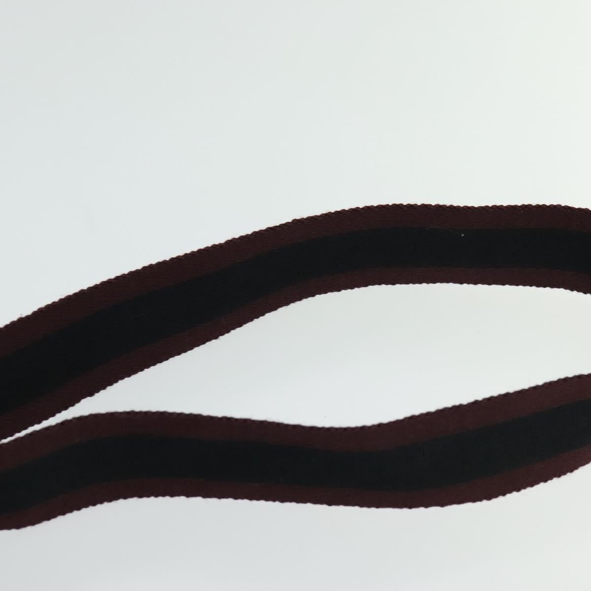 HERMES Fourre Tout Bassas PM Shoulder Bag Canvas Black Auth bs23858