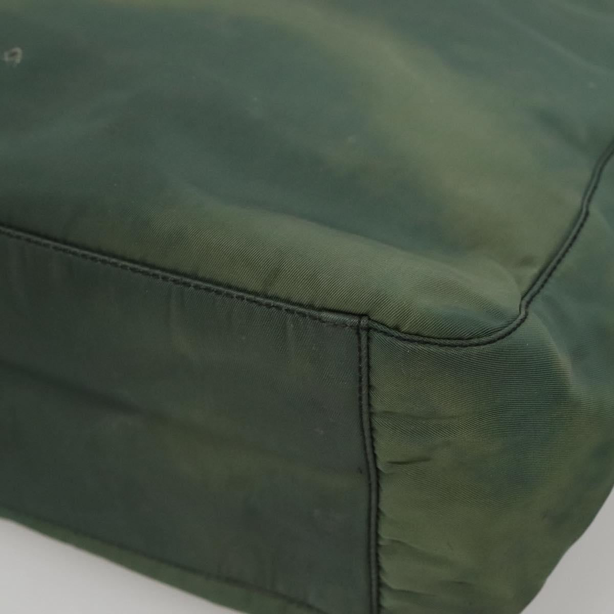 PRADA Tote Bag Nylon Khaki Auth bs23905