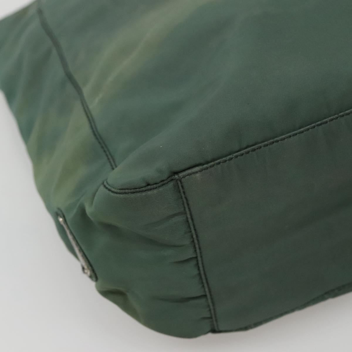 PRADA Tote Bag Nylon Khaki Auth bs23905