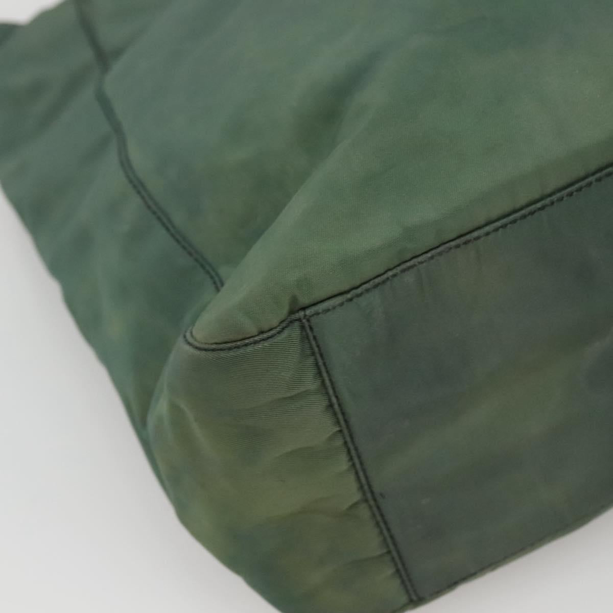 PRADA Tote Bag Nylon Khaki Auth bs23905