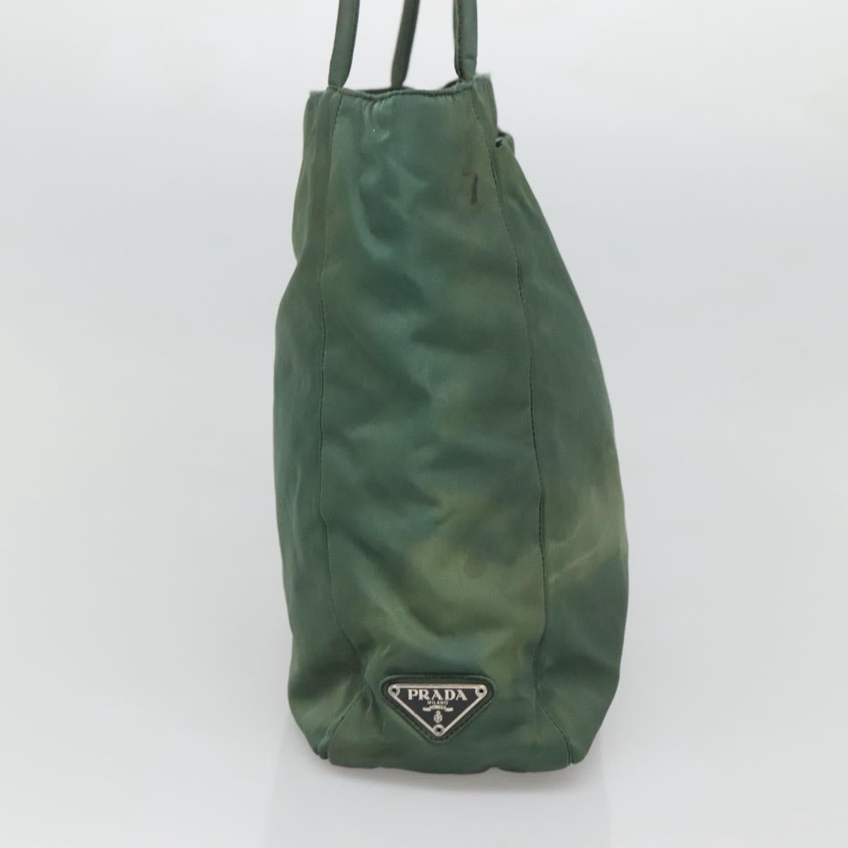 PRADA Tote Bag Nylon Khaki Auth bs23905